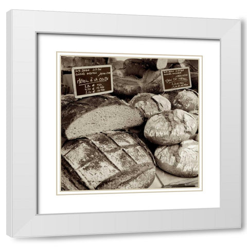Marketplace - 36 White Modern Wood Framed Art Print with Double Matting by Blaustein, Alan