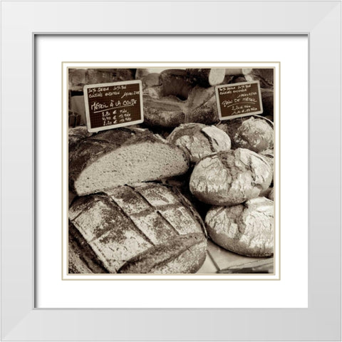 Marketplace - 36 White Modern Wood Framed Art Print with Double Matting by Blaustein, Alan