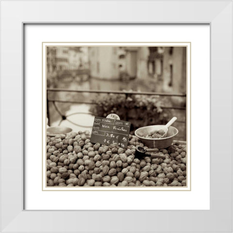 Marketplace - 39 White Modern Wood Framed Art Print with Double Matting by Blaustein, Alan