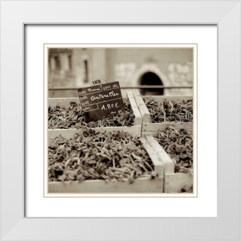 Marketplace - 38 White Modern Wood Framed Art Print with Double Matting by Blaustein, Alan