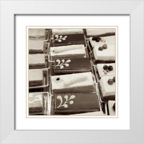 Marketplace - 30 White Modern Wood Framed Art Print with Double Matting by Blaustein, Alan