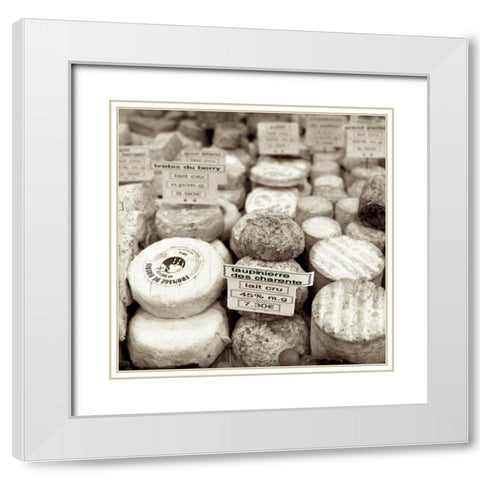 Marketplace - 5 White Modern Wood Framed Art Print with Double Matting by Blaustein, Alan