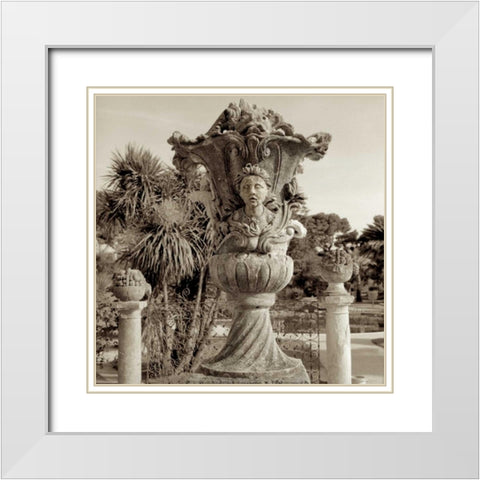 Cote dÃ¢â‚¬â„¢Azur 2 White Modern Wood Framed Art Print with Double Matting by Blaustein, Alan