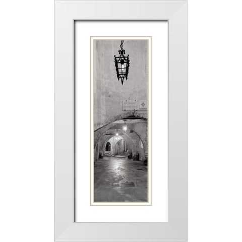 Passageway France - 2 White Modern Wood Framed Art Print with Double Matting by Blaustein, Alan