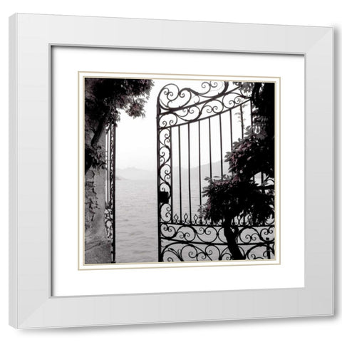 Lake Vista - 3 White Modern Wood Framed Art Print with Double Matting by Blaustein, Alan