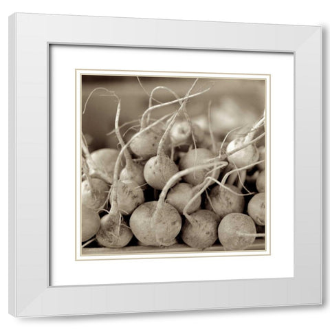 Marketplace - 26 White Modern Wood Framed Art Print with Double Matting by Blaustein, Alan