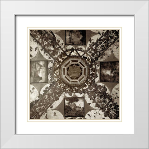 Giardini Italiano - 5 White Modern Wood Framed Art Print with Double Matting by Blaustein, Alan