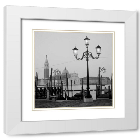 Venezia - 4 White Modern Wood Framed Art Print with Double Matting by Blaustein, Alan