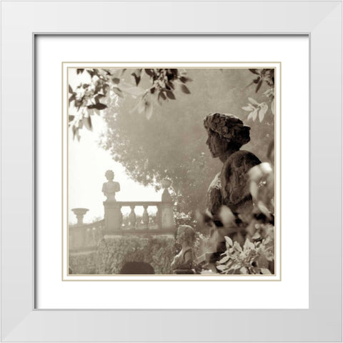 Tuscany - 8 White Modern Wood Framed Art Print with Double Matting by Blaustein, Alan