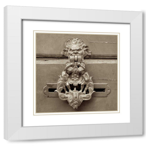 La Porta Soprammobile - 4 White Modern Wood Framed Art Print with Double Matting by Blaustein, Alan