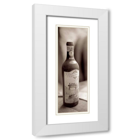 Wine - 9 White Modern Wood Framed Art Print with Double Matting by Blaustein, Alan
