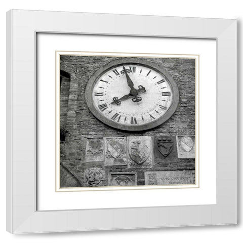 il Grande Orologio - 3 White Modern Wood Framed Art Print with Double Matting by Blaustein, Alan
