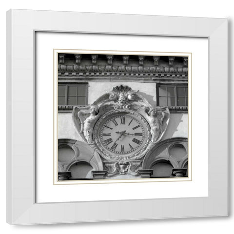 il Grande Orologio - 2 White Modern Wood Framed Art Print with Double Matting by Blaustein, Alan