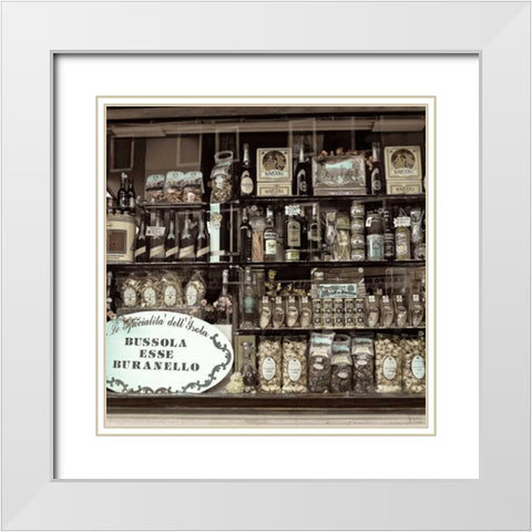 Marketplace - 43 White Modern Wood Framed Art Print with Double Matting by Blaustein, Alan