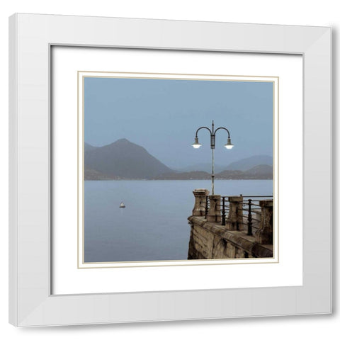 Lake Vista - 6 White Modern Wood Framed Art Print with Double Matting by Blaustein, Alan