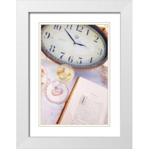 Wine - 6 White Modern Wood Framed Art Print with Double Matting by Blaustein, Alan