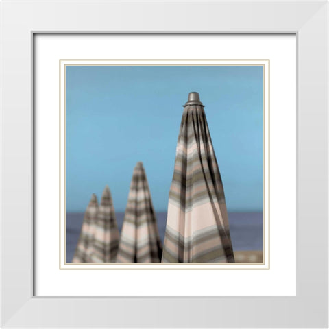 Grossetto Parasol  - 4 White Modern Wood Framed Art Print with Double Matting by Blaustein, Alan