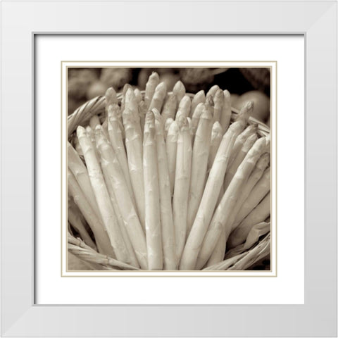 Marketplace - 24 White Modern Wood Framed Art Print with Double Matting by Blaustein, Alan