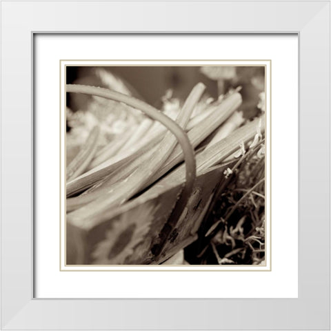 Marketplace - 22 White Modern Wood Framed Art Print with Double Matting by Blaustein, Alan