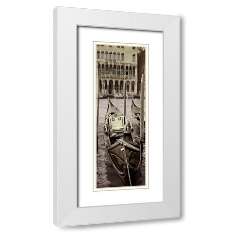 Venezia - 16 White Modern Wood Framed Art Print with Double Matting by Blaustein, Alan