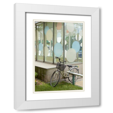 Japan Bicycle - 4 White Modern Wood Framed Art Print with Double Matting by Blaustein, Alan