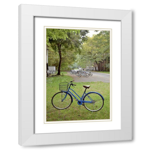 Japan Bicycle - 8 White Modern Wood Framed Art Print with Double Matting by Blaustein, Alan