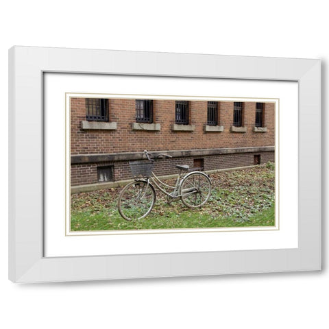 Japan Bicycle - 16 White Modern Wood Framed Art Print with Double Matting by Blaustein, Alan