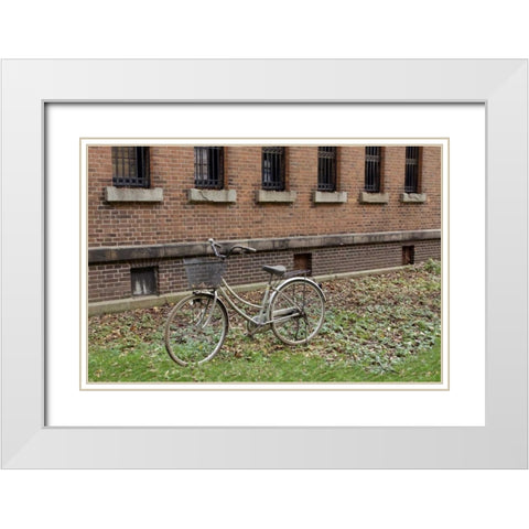 Japan Bicycle - 16 White Modern Wood Framed Art Print with Double Matting by Blaustein, Alan