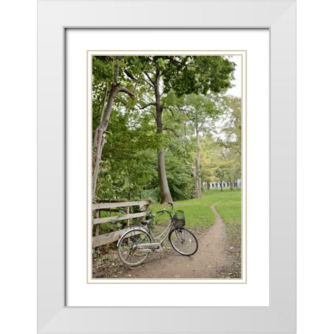 Japan Bicycle - 24 White Modern Wood Framed Art Print with Double Matting by Blaustein, Alan