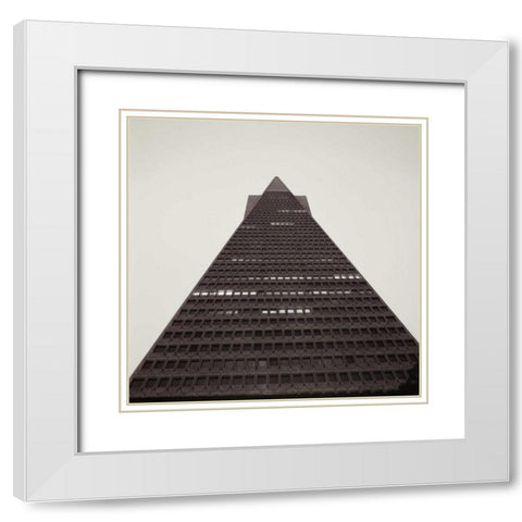 Trans America - 3 White Modern Wood Framed Art Print with Double Matting by Blaustein, Alan