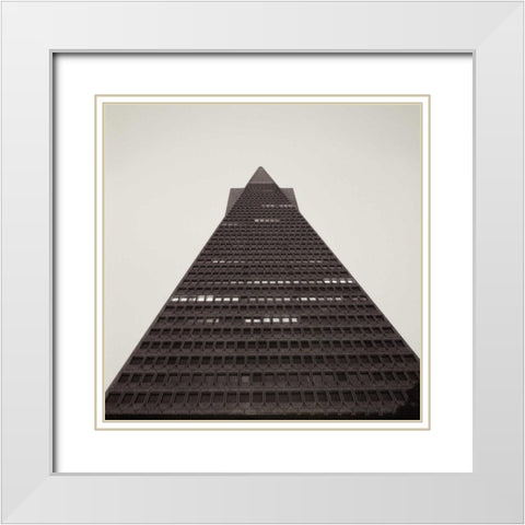 Trans America - 3 White Modern Wood Framed Art Print with Double Matting by Blaustein, Alan