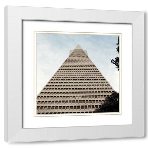 Trans America - 2 White Modern Wood Framed Art Print with Double Matting by Blaustein, Alan