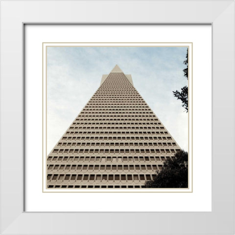 Trans America - 2 White Modern Wood Framed Art Print with Double Matting by Blaustein, Alan
