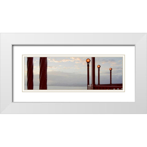 Golden Gate Bridge - 41 White Modern Wood Framed Art Print with Double Matting by Blaustein, Alan