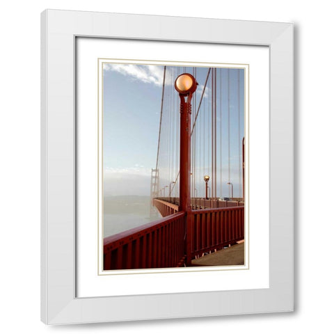 Golden Gate Bridge - 44 White Modern Wood Framed Art Print with Double Matting by Blaustein, Alan