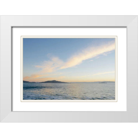 SF Bay - 1 White Modern Wood Framed Art Print with Double Matting by Blaustein, Alan