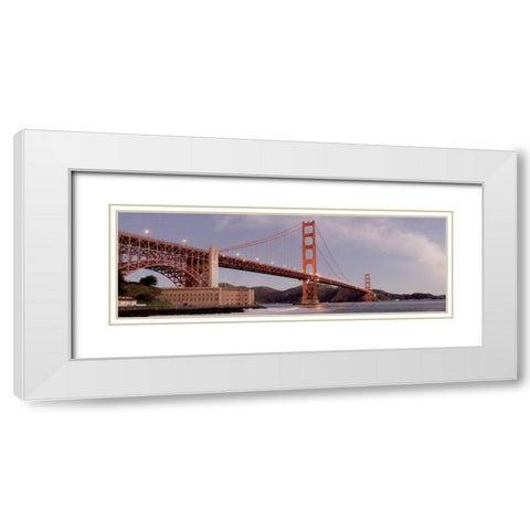 Golden Gate Bridge - 40 White Modern Wood Framed Art Print with Double Matting by Blaustein, Alan