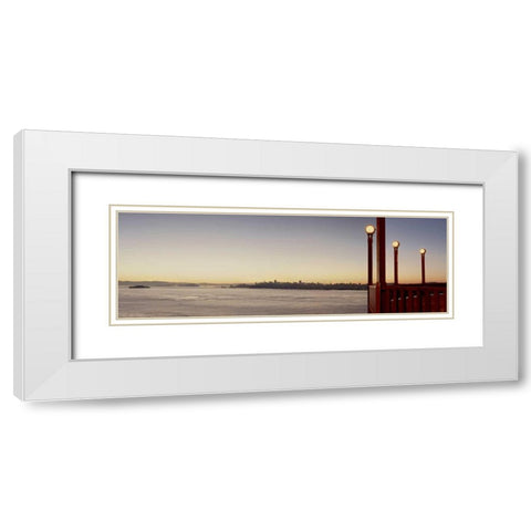 Golden Gate Bridge - 37 White Modern Wood Framed Art Print with Double Matting by Blaustein, Alan