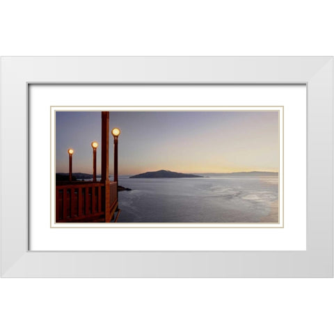 Golden Gate Bridge - 38 White Modern Wood Framed Art Print with Double Matting by Blaustein, Alan