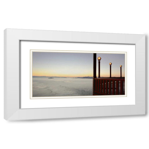 Golden Gate Bridge - 39 White Modern Wood Framed Art Print with Double Matting by Blaustein, Alan