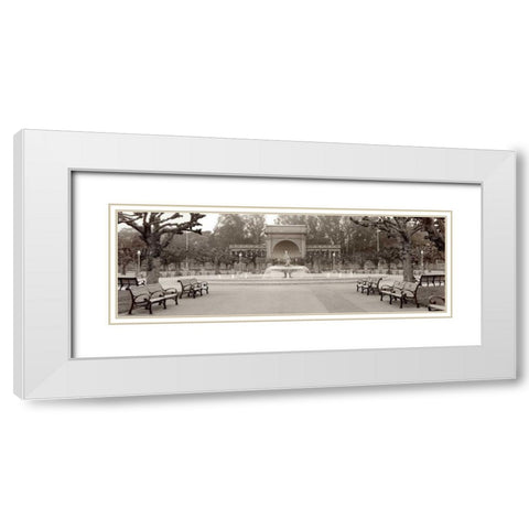 Golden Gate Park Pano - 2 White Modern Wood Framed Art Print with Double Matting by Blaustein, Alan