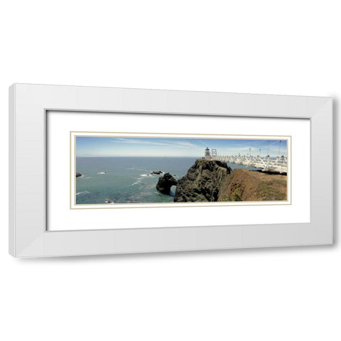 Point Bonita - 2 White Modern Wood Framed Art Print with Double Matting by Blaustein, Alan