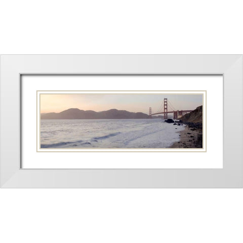 Marshall Beach - 2 White Modern Wood Framed Art Print with Double Matting by Blaustein, Alan