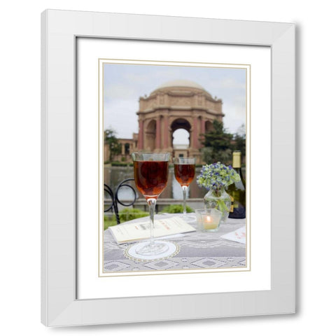 Dream Cafe Palace Of Fine Art - 26 White Modern Wood Framed Art Print with Double Matting by Blaustein, Alan