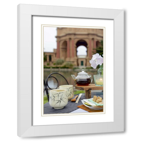 Dream Cafe Palace Of Fine Art - 28 White Modern Wood Framed Art Print with Double Matting by Blaustein, Alan