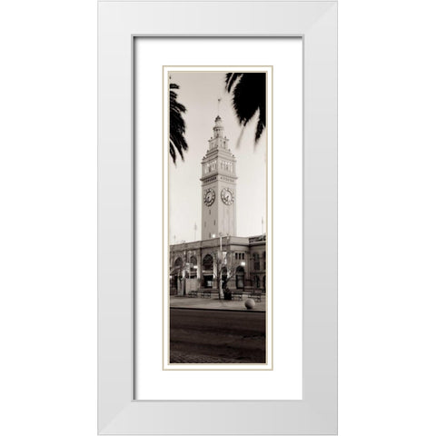 Ferry Blg Pano - 2 White Modern Wood Framed Art Print with Double Matting by Blaustein, Alan