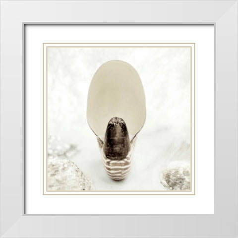 Crystal Harbor - 16 White Modern Wood Framed Art Print with Double Matting by Blaustein, Alan