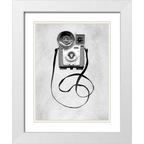 Retro Point and Shoot - 16 White Modern Wood Framed Art Print with Double Matting by Blaustein, Alan