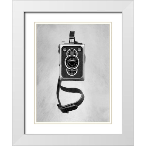 Retro Point and Shoot - 20 White Modern Wood Framed Art Print with Double Matting by Blaustein, Alan