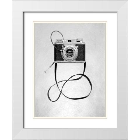 Retro Point and Shoot - 25 White Modern Wood Framed Art Print with Double Matting by Blaustein, Alan